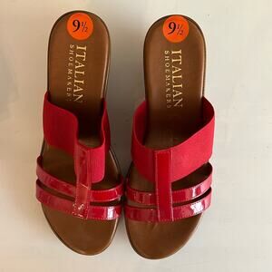 NWT Italian Shoemakers Heeled Sandals